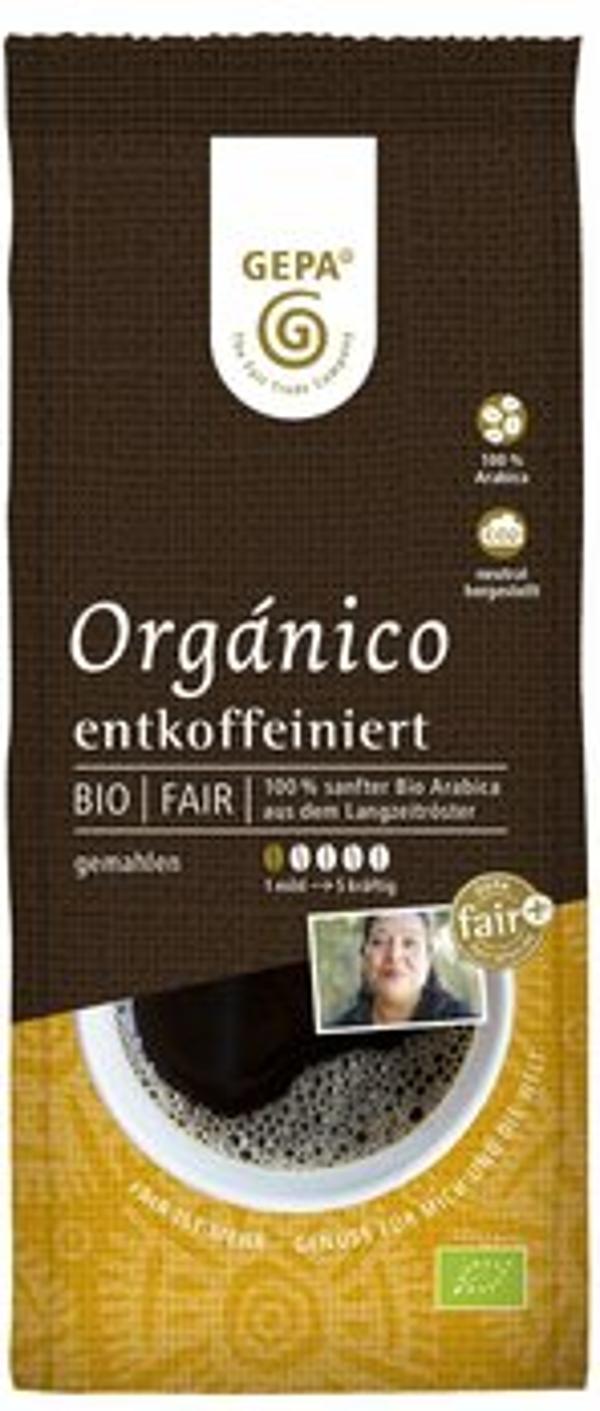 Produktfoto zu Kaffee Organico entkoffeiniert -Fairtrade- 250g