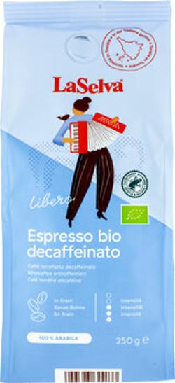 Espresso Libero entkoffiniert Bohne