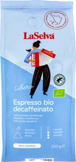 Espresso Libero entkoffiniert gemahlen