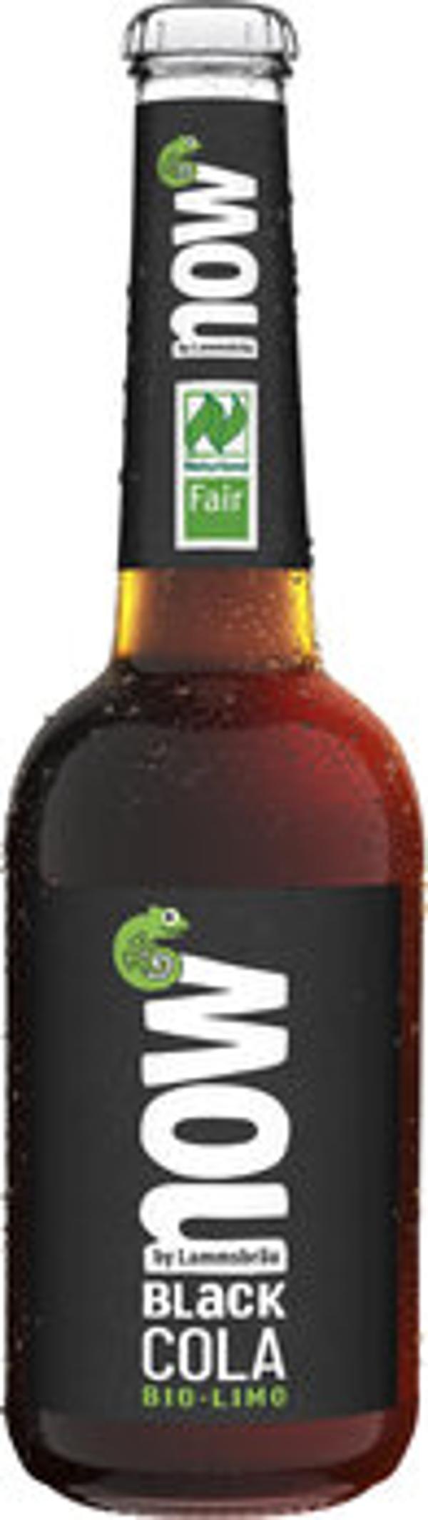 Produktfoto zu now - Black Cola (mit Guarana) 0,33l
