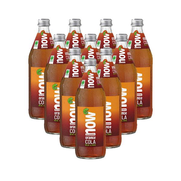 Produktfoto zu Kiste now Orange Cola 10x 0,5l