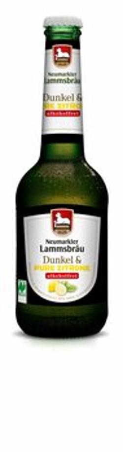 Lammsbräu Dunkel & Pure Zitrone Alkoholfrei 0,33l