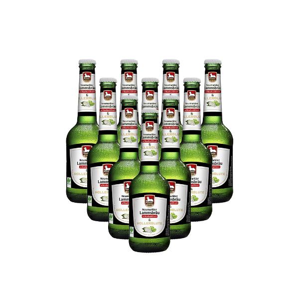Produktfoto zu Lammsbräu Alkoholfrei & Hollerblüte  10 x 0,33l