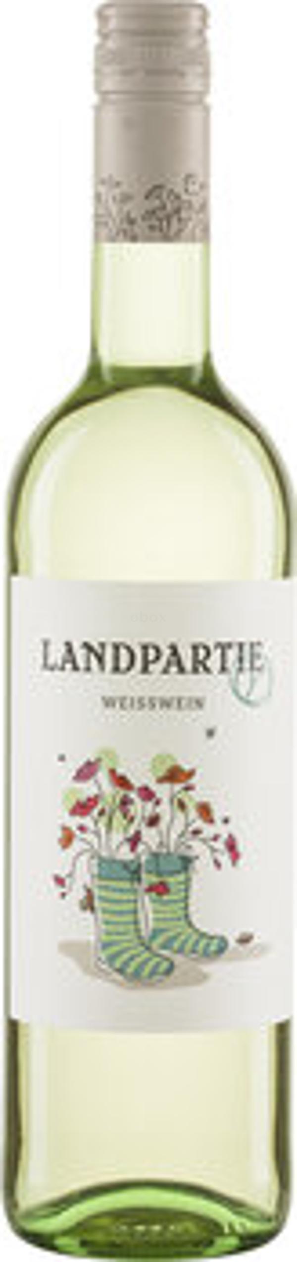 Produktfoto zu Landpartie Weißwein Deutscher Landwein 10,3%vol. 0,75l