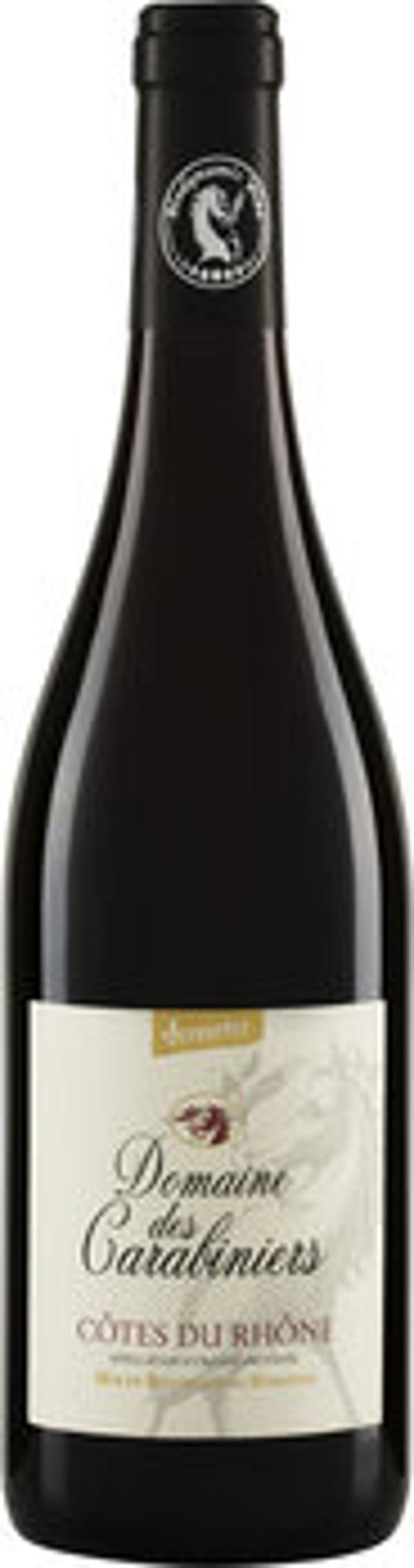 Produktfoto zu Côtes du Rhône Rouge AOP Carabiniers, Rotwein trocken 0,75l