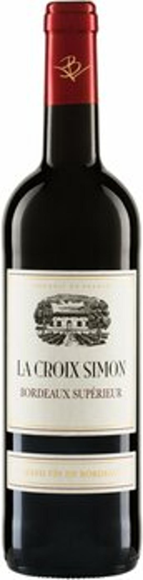 Produktfoto zu La Croix Simon Bordeaux Supérieur Rouge, Rotwein trocken 0,75l