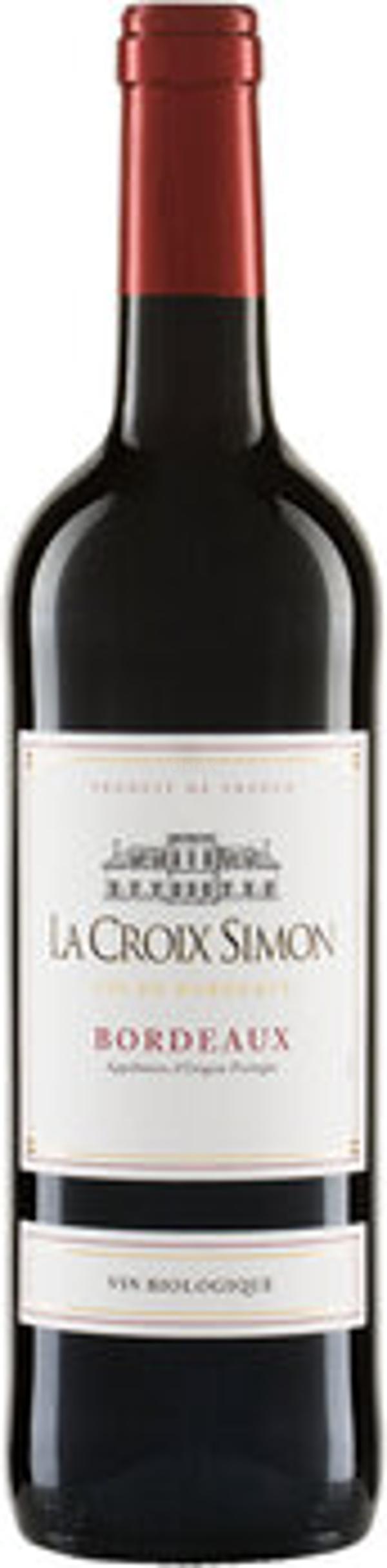 Produktfoto zu La Croix Simon Bordeaux Rouge AOP, Rotwein trocken 0,75l