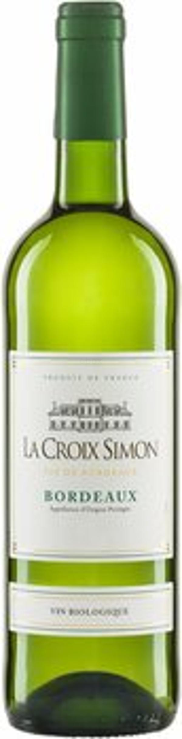 Produktfoto zu La Croix Simon Bordeaux Blanc AOP,Weißwein trocken 0,75l