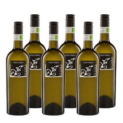 6 x 0,75l Pinot Grigio Bianco IGT La Jara, Weißwein trocken 0,75l