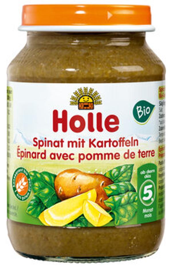 Produktfoto zu Spinat mit Kartoffeln (Holle) 190g