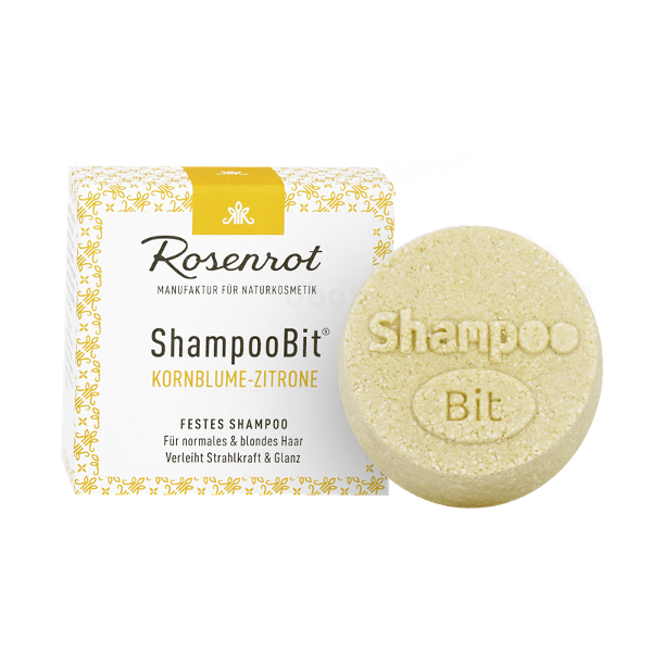 Produktfoto zu Festes Shampoo Kornblume-Zitrone