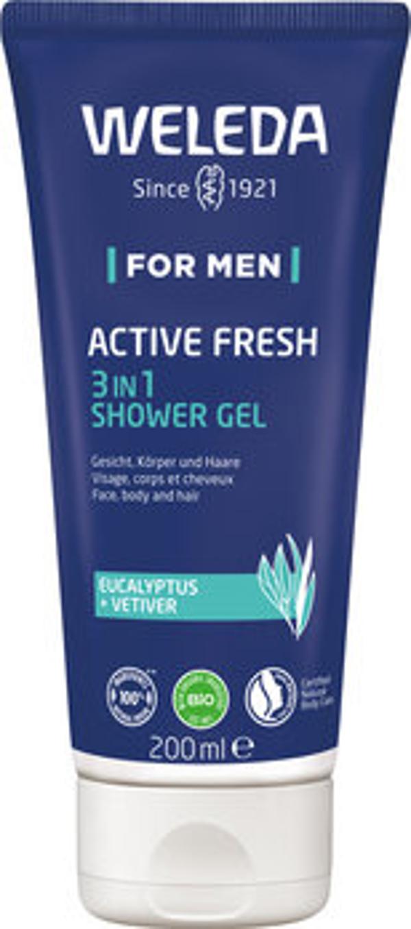 Produktfoto zu For Men Active Fresh 3in1 Shower Gel 200 ml
