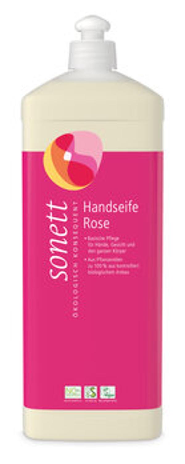 Produktfoto zu Handseife Rose Nachfüllflasche 1l