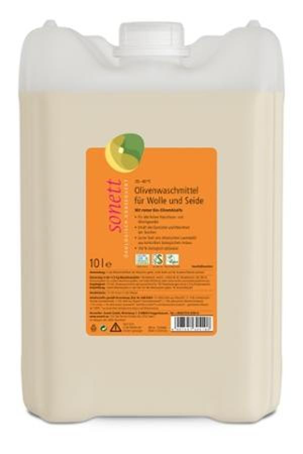 Produktfoto zu Unverpackt Oliven Waschmittel für Wolle und Seide 10L Kanister