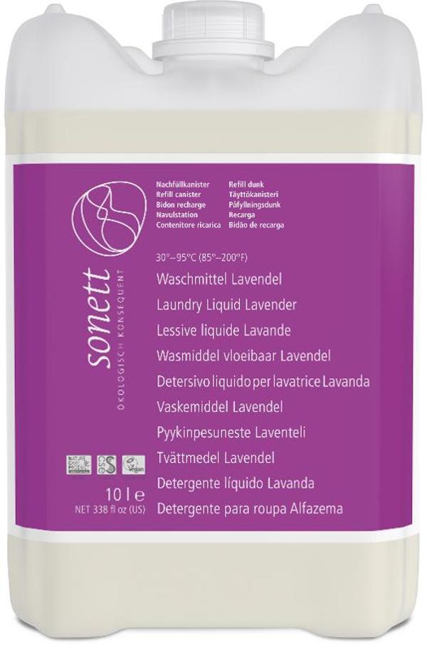 Produktfoto zu Waschmittel flüssig Lavendel 10L Kanister