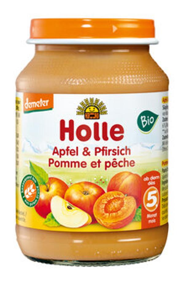 Produktfoto zu Babynahrung Apfel & Pfirsich, Demeter