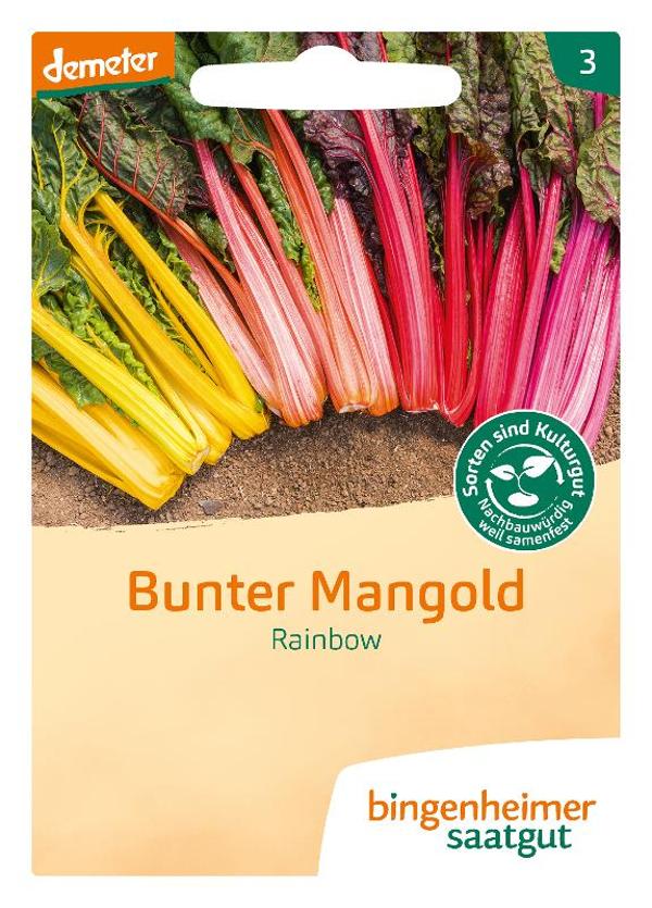 Produktfoto zu Saatgut Mangold Rainbow, bunter Mangold