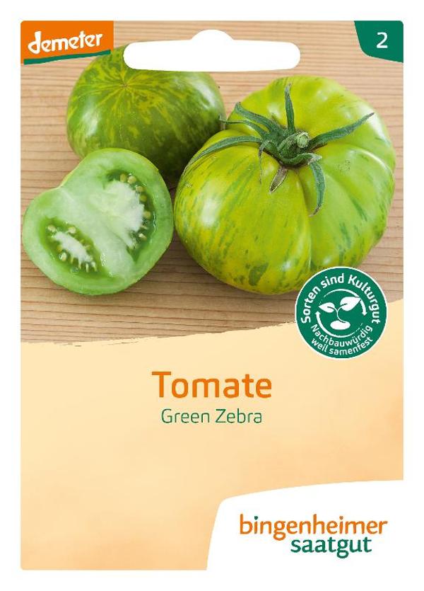Produktfoto zu SaatgutTomate Fleisch Green Zebra