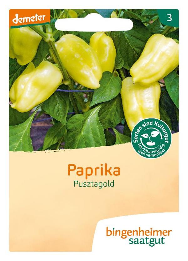 Produktfoto zu Saatgut Pusztagold-Paprika