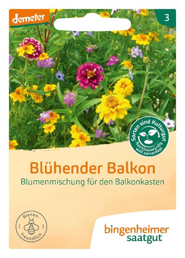Produktfoto zu Saatgut Blühender Balkon, Blumenmischung