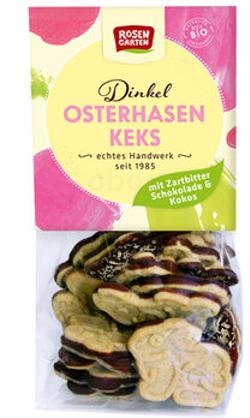 Dinkel-Osterhasen-Keks m. Zartbitterschokolade