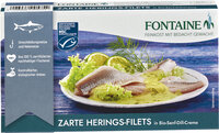 Heringsfilets in Bio-Senf-Dill-Creme