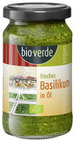 Frischer Basilikum in Öl, vegan 165 g