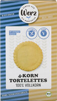 4-Korn Tortelettes, Vollkorngebäck, glutenfrei