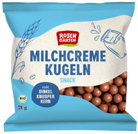 Milchcreme-Kugeln mit Dinkel-Knusper-Kern