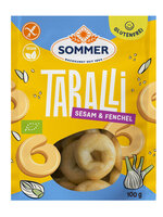 Glutenfreie Bio Taralli Sesam & Fenchel