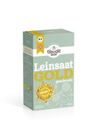 Gold-Leinsaat geschrotet glutenfrei Bio