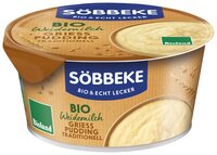 Bio Weidemilch Grießpudding Traditionell
