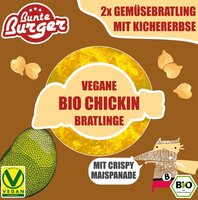 Bio Bratling Crispy Chickin Vegan 2x80g - Gemüse Bratling mit Kichererbse & Jack