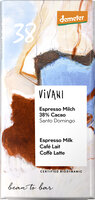 Espresso Milch 38 % Cacao Santo Domingo