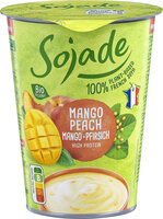 Bio Soja-Alternative zu Joghurt Mango-Pfirsich