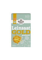 Gold-Leinsaat geschrotet glutenfrei Bio