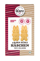 4-Korn Rübli Häschen, Vollkornkekse, glutenfrei