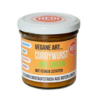 Vegane Art... Currywurst mit feinen Zutaten