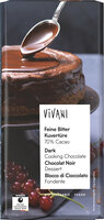 Feine Bitter Kuvertüre 70% Cacao (200 g-Tafelformat)