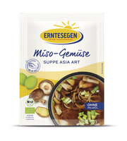 Miso-Gemüse Suppe Asia Art Bio