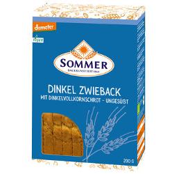 SOMMER Dinkel Zwieback,vegan