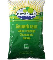 Sauerkraut, Folienbeutel