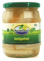 Bio-Senfgurken 580 ml Gl. MARSCHLAND