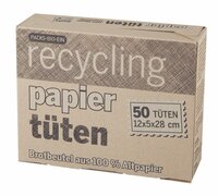 Recycling Papiertüten (Brotbeutel) 50 St