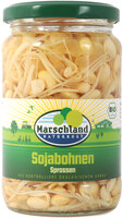 Bio-Sojabohnen Sprossen 370 ml Gl. MARSCHLAND