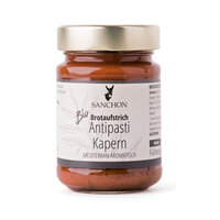 BA Brotaufstrich Antipasti Kapern, 190 g, SANCHON, bio