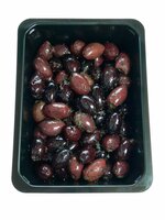 Schwarze Kalamata-Oliven ohne Stein
