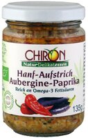 Hanfaufstrich Aubergine-Paprika