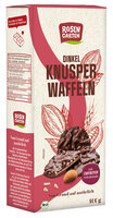 Dinkel-Knusperwaffeln Zartbitter