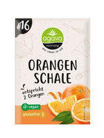 Orangenschale, gerieben